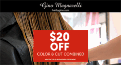 Desktop Screenshot of hairbygino.com